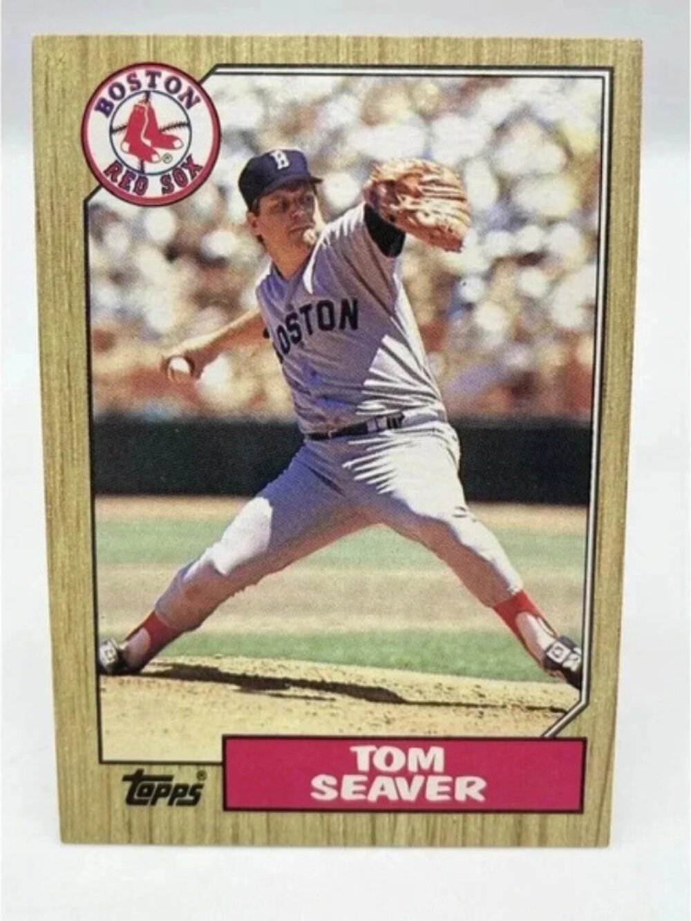 Tom Seaver #425 Boston Red Sox Vintage‎ 1987 Topps TCG MLB Mint